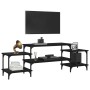 Black plywood TV cabinet 157x35x52 cm by vidaXL, TV Furniture - Ref: Foro24-826320, Price: 46,91 €, Discount: %