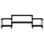 Black plywood TV cabinet 157x35x52 cm by vidaXL, TV Furniture - Ref: Foro24-826320, Price: 46,91 €, Discount: %