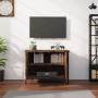 Mueble de TV madera contrachapada marrón roble 60x35x45 cm de vidaXL, Muebles TV - Ref: Foro24-826299, Precio: 43,62 €, Descu...