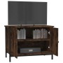 Mueble de TV madera contrachapada marrón roble 60x35x45 cm de vidaXL, Muebles TV - Ref: Foro24-826299, Precio: 43,62 €, Descu...