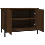 Mueble de TV madera contrachapada marrón roble 60x35x45 cm de vidaXL, Muebles TV - Ref: Foro24-826299, Precio: 43,62 €, Descu...