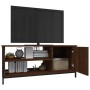 Brown oak plywood TV cabinet 100x40x45 cm by vidaXL, TV Furniture - Ref: Foro24-826304, Price: 61,99 €, Discount: %