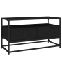 Black plywood TV cabinet 80x35x45 cm by vidaXL, TV Furniture - Ref: Foro24-826310, Price: 63,99 €, Discount: %