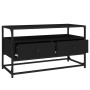 Black plywood TV cabinet 80x35x45 cm by vidaXL, TV Furniture - Ref: Foro24-826310, Price: 63,99 €, Discount: %