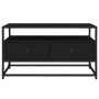 Black plywood TV cabinet 80x35x45 cm by vidaXL, TV Furniture - Ref: Foro24-826310, Price: 63,99 €, Discount: %