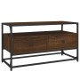 Brown oak plywood TV cabinet 80x35x45 cm by vidaXL, TV Furniture - Ref: Foro24-826314, Price: 61,56 €, Discount: %