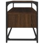 Brown oak plywood TV cabinet 80x35x45 cm by vidaXL, TV Furniture - Ref: Foro24-826314, Price: 61,56 €, Discount: %