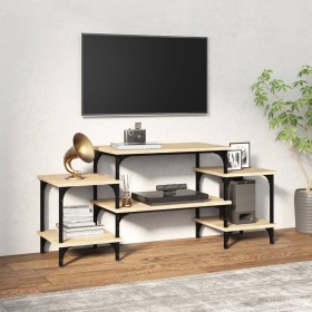 Sonoma oak plywood TV cabinet 117x35x52 cm by vidaXL, TV Furniture - Ref: Foro24-826316, Price: 37,89 €, Discount: %