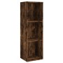 TV-Schrank/Regal aus geräuchertem Eichenholz, 36 x 30 x 114 cm von vidaXL, Bücherregale und Regale - Ref: Foro24-826655, Prei...