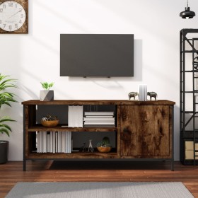 Smoked oak plywood TV cabinet 100x40x45 cm by vidaXL, TV Furniture - Ref: Foro24-826302, Price: 64,07 €, Discount: %