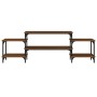 TV stand made of brown oak plywood 157x35x52 cm by vidaXL, TV Furniture - Ref: Foro24-826324, Price: 46,98 €, Discount: %