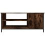 Smoked oak plywood TV cabinet 100x40x45 cm by vidaXL, TV Furniture - Ref: Foro24-826302, Price: 65,26 €, Discount: %