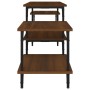 TV stand made of brown oak plywood 157x35x52 cm by vidaXL, TV Furniture - Ref: Foro24-826324, Price: 46,98 €, Discount: %