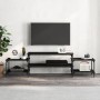 Mueble para TV madera contrachapada negro 197x35x52 cm de vidaXL, Muebles TV - Ref: Foro24-826325, Precio: 70,99 €, Descuento: %