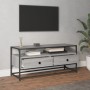 Sonoma gray plywood TV cabinet 100x35x45 cm by vidaXL, TV Furniture - Ref: Foro24-826308, Price: 64,88 €, Discount: %