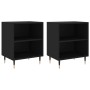 Nightstands 2 pcs engineered wood black 40x30x50 cm by vidaXL, Nightstands - Ref: Foro24-826767, Price: 43,98 €, Discount: %