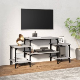 TV stand made of gray Sonoma plywood 117x35x52 cm by vidaXL, TV Furniture - Ref: Foro24-826318, Price: 43,99 €, Discount: %