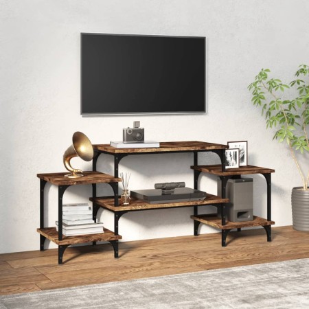 Mueble para TV madera contrachapada roble ahumado 117x35x52 cm de vidaXL, Muebles TV - Ref: Foro24-826317, Precio: 51,61 €, D...