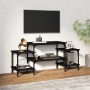 Mueble para TV madera contrachapada negro 117x35x52 cm de vidaXL, Muebles TV - Ref: Foro24-826315, Precio: 39,99 €, Descuento: %