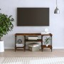 Mueble de TV madera contrachapada roble ahumado 102x35x45,5 cm de vidaXL, Muebles TV - Ref: Foro24-826332, Precio: 48,56 €, D...