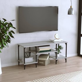 Sonoma gray plywood TV cabinet 102x35x45.5 cm by vidaXL, TV Furniture - Ref: Foro24-826333, Price: 42,71 €, Discount: %