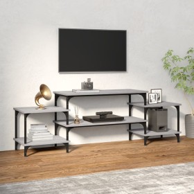 Sonoma gray plywood TV cabinet 157x35x52 cm by vidaXL, TV Furniture - Ref: Foro24-826323, Price: 47,04 €, Discount: %