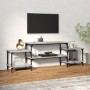 Sonoma gray plywood TV cabinet 157x35x52 cm by vidaXL, TV Furniture - Ref: Foro24-826323, Price: 46,98 €, Discount: %