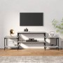 Sonoma gray plywood TV cabinet 157x35x52 cm by vidaXL, TV Furniture - Ref: Foro24-826323, Price: 46,98 €, Discount: %