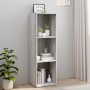 Gray Sonoma plywood TV stand/shelf 36x30x114 cm by vidaXL, Bookcases and shelves - Ref: Foro24-826656, Price: 52,93 €, Discou...