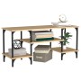 Sonoma oak plywood TV cabinet 102x35x45.5 cm by vidaXL, TV Furniture - Ref: Foro24-826331, Price: 43,34 €, Discount: %