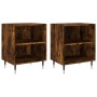 Nightstands 2 pcs engineered wood smoke oak 40x30x50 cm by vidaXL, Nightstands - Ref: Foro24-826775, Price: 52,25 €, Discount: %