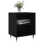 Black engineered wood nightstand 40x30x50 cm by vidaXL, Nightstands - Ref: Foro24-826766, Price: 33,99 €, Discount: %