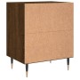 Bedside table 2 units engineered wood oak brown 40x30x50cm by vidaXL, Nightstands - Ref: Foro24-826779, Price: 42,73 €, Disco...