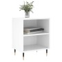 Glossy white engineered wood bedside table 40x30x50 cm by vidaXL, Nightstands - Ref: Foro24-826768, Price: 34,85 €, Discount: %