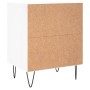 Bedside tables 2 units glossy white wood 40x30x50 cm by vidaXL, Nightstands - Ref: Foro24-826785, Price: 40,72 €, Discount: %