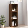 Brown oak plywood shelving/TV cabinet 36x30x114 cm by vidaXL, Bookcases and shelves - Ref: Foro24-826657, Price: 50,41 €, Dis...