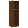 Brown oak plywood shelving/TV cabinet 36x30x114 cm by vidaXL, Bookcases and shelves - Ref: Foro24-826657, Price: 50,41 €, Dis...