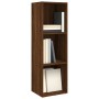 Regal/TV-Schrank aus braunem Eichensperrholz, 36 x 30 x 114 cm von vidaXL, Bücherregale und Regale - Ref: Foro24-826657, Prei...