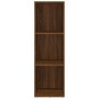 Regal/TV-Schrank aus braunem Eichensperrholz, 36 x 30 x 114 cm von vidaXL, Bücherregale und Regale - Ref: Foro24-826657, Prei...