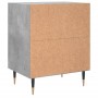 Mesitas de noche 2 uds madera gris hormigón 40x30x50 cm de vidaXL, Mesitas de noche - Ref: Foro24-826773, Precio: 52,25 €, De...