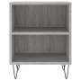 Mesita de noche 2 uds madera ingeniería gris Sonoma 40x30x50 cm de vidaXL, Mesitas de noche - Ref: Foro24-826793, Precio: 42,...