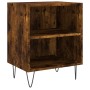 Nightstands 2 units engineered wood oak smoke 40x30x50 cm by vidaXL, Nightstands - Ref: Foro24-826791, Price: 50,48 €, Discou...