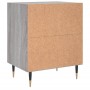 Bedside table 2 pcs Sonoma gray engineered wood 40x30x50 cm by vidaXL, Nightstands - Ref: Foro24-826777, Price: 39,83 €, Disc...