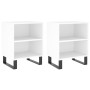 Nightstands 2 pcs engineered wood white 40x30x50 cm by vidaXL, Nightstands - Ref: Foro24-826797, Price: 64,52 €, Discount: %