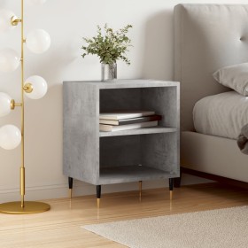 Bedside table made of gray concrete engineered wood, 40x30x50 cm. by vidaXL, Nightstands - Ref: Foro24-826772, Price: 32,15 €...