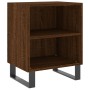 Brown oak engineered wood bedside table 40x30x50 cm by vidaXL, Nightstands - Ref: Foro24-826810, Price: 37,62 €, Discount: %