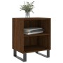 Brown oak engineered wood bedside table 40x30x50 cm by vidaXL, Nightstands - Ref: Foro24-826810, Price: 37,62 €, Discount: %