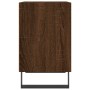 Brown oak engineered wood bedside table 40x30x50 cm by vidaXL, Nightstands - Ref: Foro24-826810, Price: 37,62 €, Discount: %