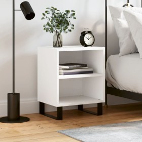 White engineered wood bedside table 40x30x50 cm by vidaXL, Nightstands - Ref: Foro24-826796, Price: 37,62 €, Discount: %