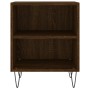 Brown oak engineered wood bedside table 40x30x50 cm by vidaXL, Nightstands - Ref: Foro24-826794, Price: 25,71 €, Discount: %